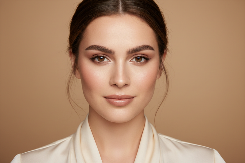 a beautiful woman with beutiful brows