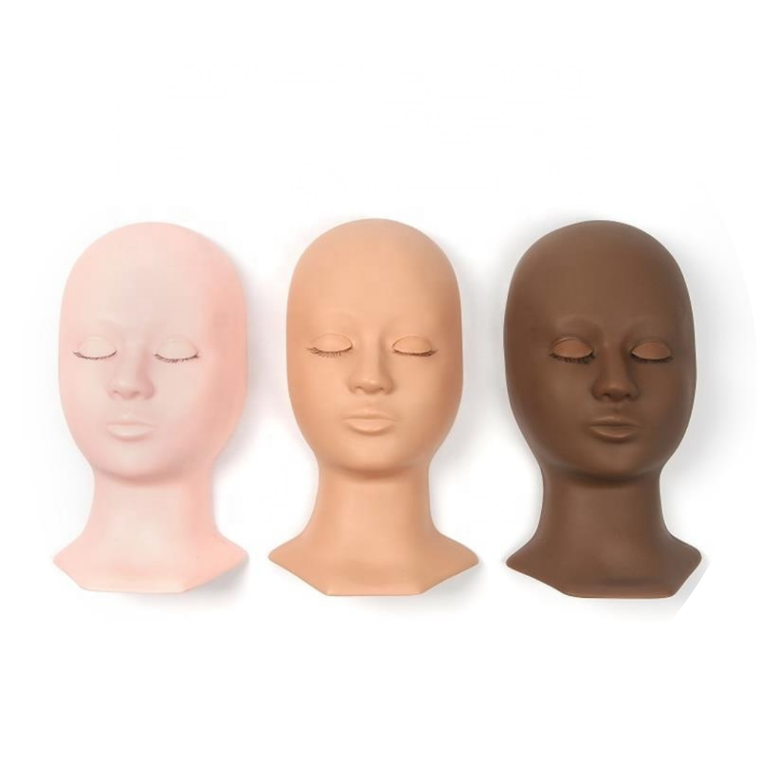 NEW Silicone Mannequin Head (Replaceable Eyelids)